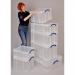 Really Useful Storage Box Plastic Lightweight Robust Stackable 64 Litre W440xD710xH310mm Clear Ref 64C