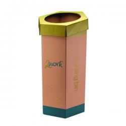 Cheap Stationery Supply of 2Work Recycling Bin Green (Pack of 3) 2W04262 2W04262 Office Statationery