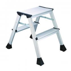 Cheap Stationery Supply of 2Work Mini Folding Ladder 2-Step Metal 460mm 2W05001 2W05001 Office Statationery