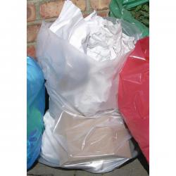 Cheap Stationery Supply of 2Work Polythene Bags 90L Clear 50 per Roll (Pack of 250) 2W06255 2W06255 Office Statationery