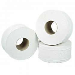 Cheap Stationery Supply of 2Work Mini Jumbo Toilet Roll 2-Ply White 92mmx200m Core 76mm (Pack of 12) 2W70323 2W70323 Office Statationery