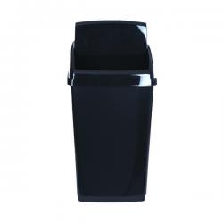 Cheap Stationery Supply of 2Work Swing Top Bin 30 Litre Capacity Black 2W810011 2W810011 Office Statationery