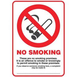 Cheap Stationery Supply of Stewart Superior SCP002PP (A4) PVC Sign No Smoking Compliant SCP002PP Office Statationery
