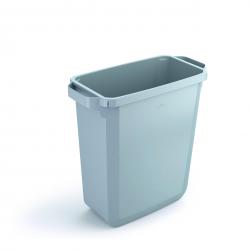 Cheap Stationery Supply of Durable Durabin Slim Bin 60 Litres Grey S10496050 363114 Office Statationery
