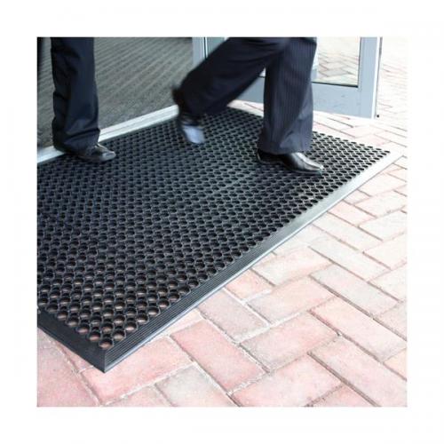 Mat Border Ramp Coba Hard-wearing Rubber Entrance Ramp Mat (Black) RP010001 RP010001