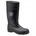 Portwest Steelite Safety Wellington Boots Steel Toecap Slip Resistant Nylon Lining Black (Size 12) FW95SIZE12