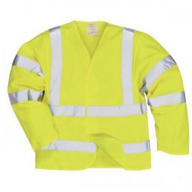 Portwest High Visibility Jerkin Jacket Polyester Yellow (Medium) C473MED