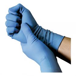 Cheap Stationery Supply of Nitrile Food Preparation Gloves Powder-free Medium Size 7.5 Blue 50 Pairs 378506 Office Statationery