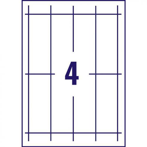 Avery Printable Business Tent Card 4 per Sheet 120x45mm 392704