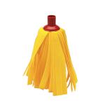 Cloth Mop Head Refill (Red and Rainbow) with Thick Absorbent Strands 510527
