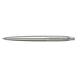 Cheap Stationery Supply of Parker Jotter Premium Shiny Chiselled Stainless Steel Ballpoint Pen (Blue) S0908820 Office Statationery