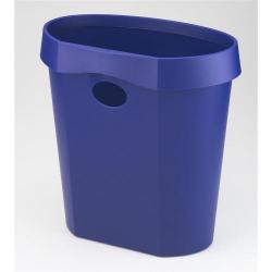 Cheap Stationery Supply of Avery (18L) Oval Flat-Backed Waste Bin with Removable Rim (Blue) DR500BLUE Office Statationery