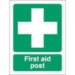 Stewart Superior SP051SAV Self-Adhesive Vinyl Sign (150x200mm) - First Aid Post SP051SAV