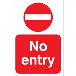 Cheap Stationery Supply of Stewart Superior FB024 Foamboard Sign (200x300mm) - No Entry FB024 Office Statationery