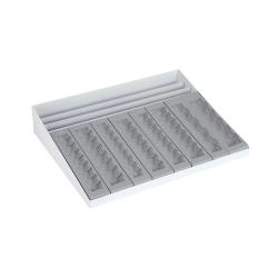 Cheap Stationery Supply of Coin Tray and Banknote Holder Metal Base and Styrene Trays 697127 Office Statationery