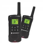 Motorola TLKR-T60 2-Way Walkie Talkie Radios Band PMR446 8-Channels 121-Codes 8km Range (Black) 50046
