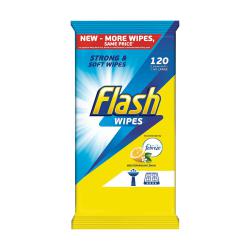 Cheap Stationery Supply of Flash All Purpose Cleaning Wipes Lemon Fragrance 120 Wipes 845250 Office Statationery