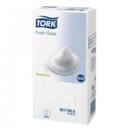 Cheap Stationery Supply of Tork Foam Soap Luxury Hand Wash Refill Cartridge with Pump Nozzle 0.8 Litre 470022 Pack of 6 846530 Office Statationery