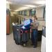 Rubbermaid Waste Basket Polyethylene Rectangular 26.6 Litres 365x260x380mm Blue Ref FG295673BLUE
