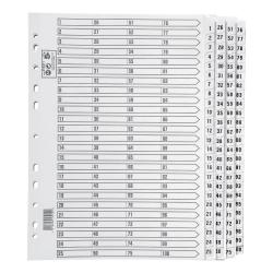 5 Star Office Index 1-100 Multipunched Mylar-reinforced 913411