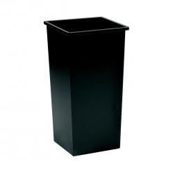 Cheap Stationery Supply of 5 Star Facilities Waste Bin Square Metal Scratch Resistant 48 Litres 325x325x642mm Black 918281 Office Statationery