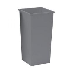 Cheap Stationery Supply of 5 Star Facilities Waste Bin Square Metal Scratch-resistant W325xD325xH642mm 48 Litres Silver Metallic 918303 Office Statationery