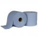 5 Star Facilities Giant Wiper Roll 2-ply Perforated Sheet 370x370mm 40gsm 1000 Sheets Blue [Pack 2]