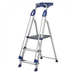 Cheap Stationery Supply of Werner Blue Seal Step Ladder 3 Tread Professional Aluminium 7050318 ABR10503 Office Statationery