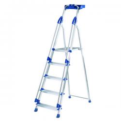 Cheap Stationery Supply of Werner Blue Seal 5 Tread Professional Aluminium Step Ladder 7050518 ABR10505 Office Statationery