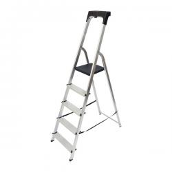 Cheap Stationery Supply of Werner Aluminium Step Ladder 5 Tread High Handrail 7410518 ABR60605 Office Statationery