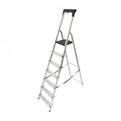 Cheap Stationery Supply of Werner Aluminium High Handrail 7 Tread Step Ladder 7410718 ABR60607 Office Statationery