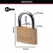Master Lock Magnum Padlock 30mm Solid Brass with Keys 40043 AC92908