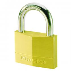 Cheap Stationery Supply of Master Lock Magnum Padlock 30mm Solid Brass with Keys 40043 AC92908 Office Statationery