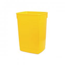 Cheap Stationery Supply of Addis 60 Litre Flip Top Bin Yellow Base 510901 AG03887 Office Statationery