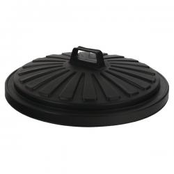 Cheap Stationery Supply of Addis Dustbin Lid Round 90 Litre Black 0766MOB AG05089 Office Statationery
