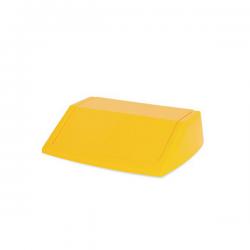 Cheap Stationery Supply of Addis 60 Litre Fliptop Bin Lid Yellow 512861 AG13948 Office Statationery