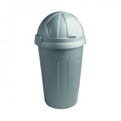 Cheap Stationery Supply of Whitefurze Bullet Bin 50 Litre Grey 11188 AG813420 Office Statationery