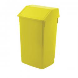 Cheap Stationery Supply of Addis Fliptop Bin 60 Litre Yellow AG813423 AG813423 Office Statationery