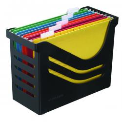 Cheap Stationery Supply of Jalema Recycled Office Box with 5 Suspension Files A4 Black A658026998 AL01293 Office Statationery