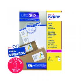 Avery Parcel Labels Laser Jam-free 8 per Sheet 99.1x67.7mm ...