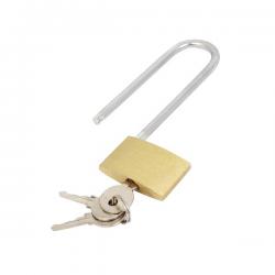 Cheap Stationery Supply of Brass Padlock Long Shackle (Shackle 60mm x 20mm, Body 40mm x 30mm) 041647 BDS04164 Office Statationery