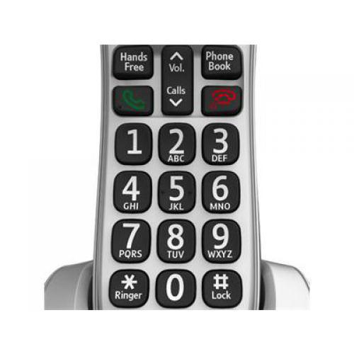 BT Bt4000 Single Big Button DECT Cordless Phone Silver/Black BT61579