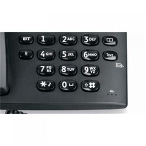 BT Paragon 650 Corded Phone With Answer Machine Black 032116 BT81705