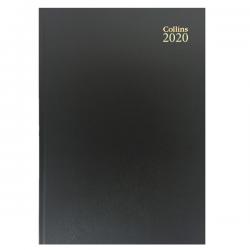 Cheap Stationery Supply of Collins Desk Diary A5 Week to View 2020 Blue (Features web directory and staff holiday planner) 35 Office Statationery