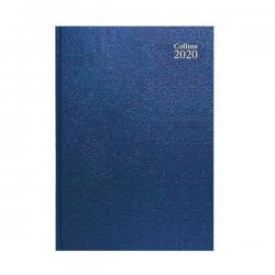 Cheap Stationery Supply of Collins Desk Diary A4 Week to View 2020 Blue (Features web directory and staff holiday planner) 40 Office Statationery