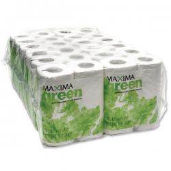 Cheap Stationery Supply of Maxima Green 2-Ply White Toilet Roll 200 Sheet (Pack of 48) KMAX200G CPD43427 Office Statationery