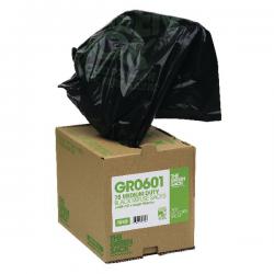 Cheap Stationery Supply of The Green Sack Heavy Duty Refuse Bag in Dispenser Black (Pack of 75) GRO601 CPD73000 Office Statationery