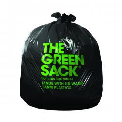 Cheap Stationery Supply of Greensack Heavy Duty Refuse Sack 90L Black (Pack of 200) GR0008 CPD97317 Office Statationery