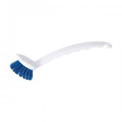 Cheap Stationery Supply of Long Handle Washing Up Brush White/Blue - (Washable with comfortable curved handle grip) WWWSBU24L CX04835 Office Statationery