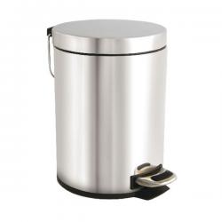 Cheap Stationery Supply of Stainless Steel Pedal Bin 5 Litre VOW/PB.05 CX05425 Office Statationery